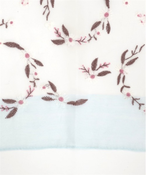 axes femme（アクシーズファム）の「サークルフラワー刺繍ストール（ストール/ショール・レディース・サックスブルー/グレイッシュベージュ/ピンク・FREE）」の18枚目の写真