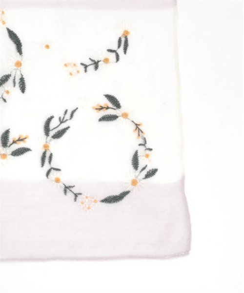 axes femme（アクシーズファム）の「サークルフラワー刺繍ストール（ストール/ショール・レディース・サックスブルー/グレイッシュベージュ/ピンク・FREE）」の14枚目の写真