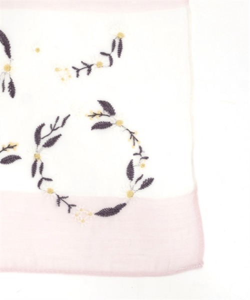 axes femme（アクシーズファム）の「サークルフラワー刺繍ストール（ストール/ショール・レディース・サックスブルー/グレイッシュベージュ/ピンク・FREE）」の8枚目の写真