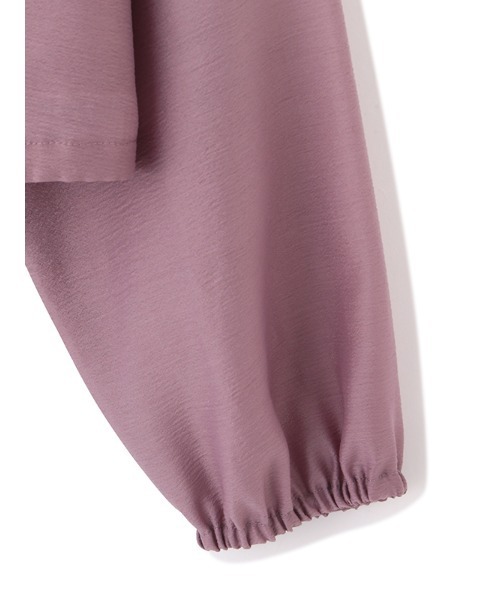 CHAROL（シャロル）の「ドロストヘムシアーシャツ（シャツ/ブラウス・レディース・パープル/ホワイト・FREE）」の13枚目の写真