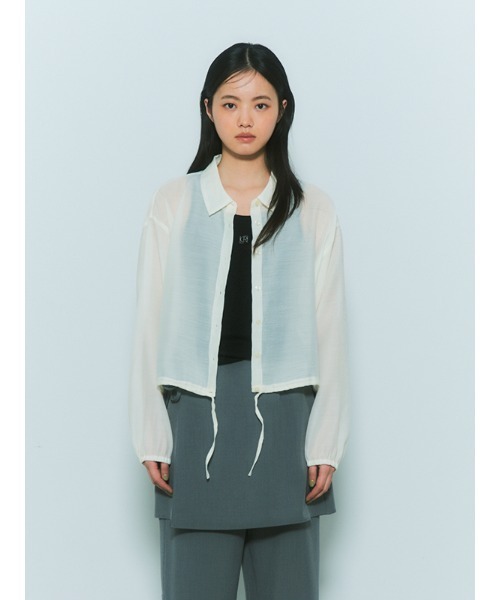 【セール】ドロストヘムシアーシャツ（シャツ/ブラウス）｜CHAROL（シャロル）