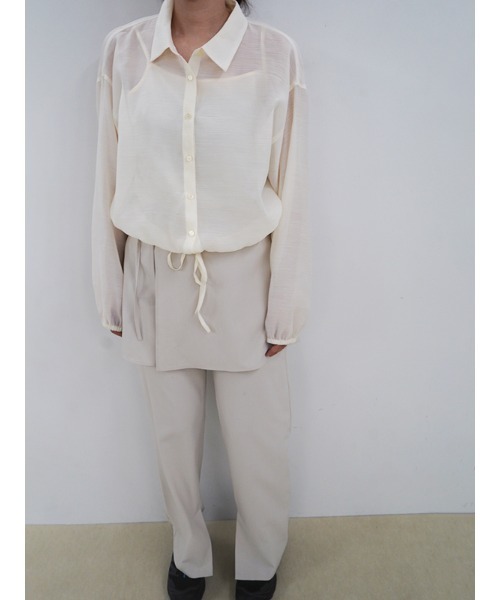 【セール】ドロストヘムシアーシャツ（シャツ/ブラウス）｜CHAROL（シャロル）