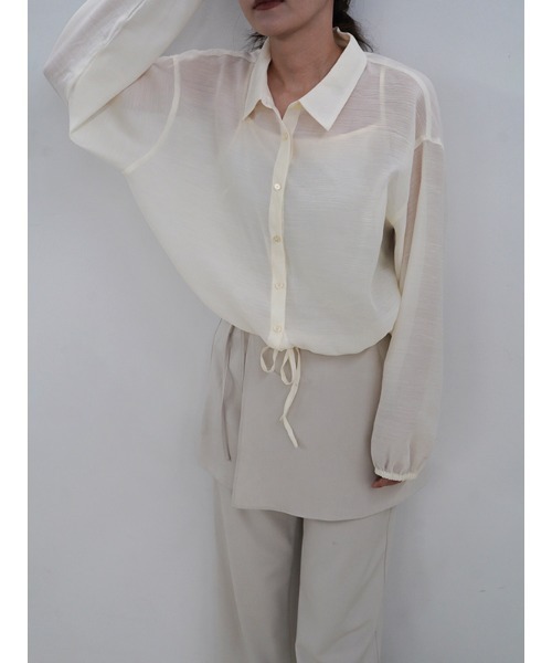 【セール】ドロストヘムシアーシャツ（シャツ/ブラウス）｜CHAROL（シャロル）