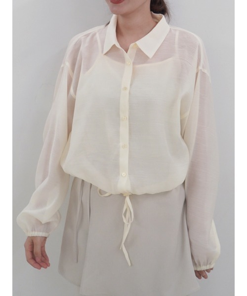【セール】ドロストヘムシアーシャツ（シャツ/ブラウス）｜CHAROL（シャロル）