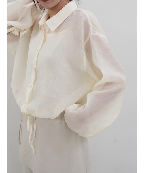 【セール】ドロストヘムシアーシャツ（シャツ/ブラウス）｜CHAROL（シャロル）