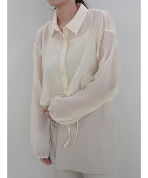 【セール】ドロストヘムシアーシャツ（シャツ/ブラウス）｜CHAROL（シャロル）