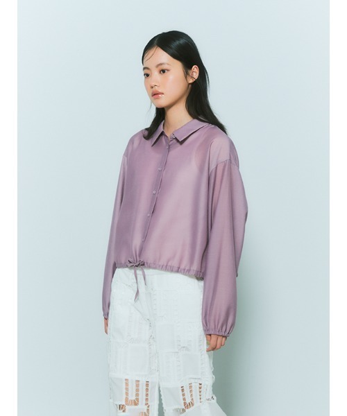 【セール】ドロストヘムシアーシャツ（シャツ/ブラウス）｜CHAROL（シャロル）