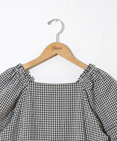 flower（フラワー）の「サマリーチュニック（チュニック・レディース・ブラック/ホワイト・FREE）」の8枚目の写真