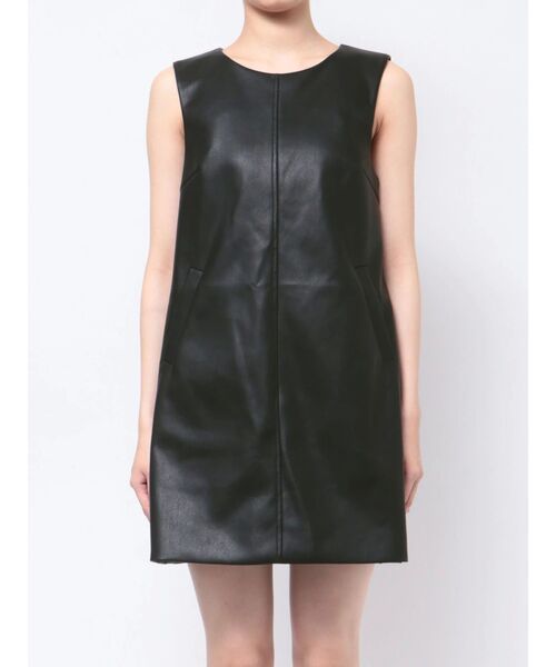 EMODA(エモダ)の「Aラインフェイクレザーワンピース(ワンピース・レディース・グレー/ブラック/キャメル・FREE)」の18枚目の写真