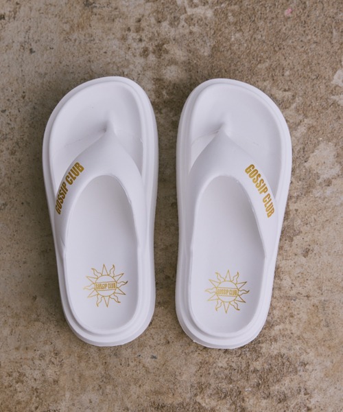 INTER FACTORY（インターファクトリー）の「AINA -オリジナルロゴ入り厚底サンダル　made in INTER FACTORY（サンダル・レディース・ホワイト/ブラック・MEDIUM/SMALL/LARGE）」の18枚目の写真