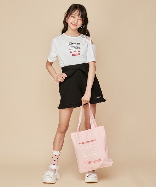 JENNI love（ジェニィラブ）の「【A4サイズ収納可】デイリートートバッグ（トートバッグ・キッズ・ブラック/サックスブルー/ピンク・F）」の17枚目の写真