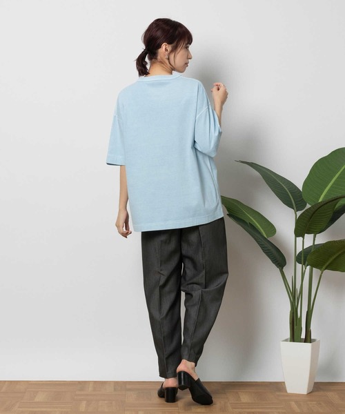 【新品】Tシャツ カットソー クルーネック ブルー XL