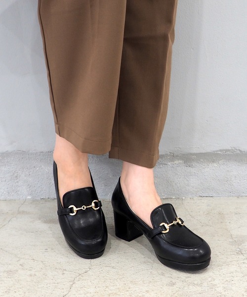 パンプス インデックス index Tストラップパンプス （ボルドー(764