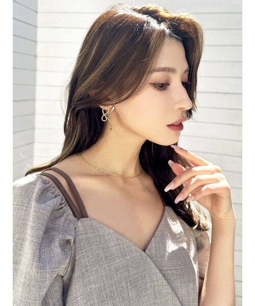 RESEXXY（リゼクシー）の「シャイニーチェーンネックレス（ネックレス・レディース・ゴールド/シルバー・FREE）」の7枚目の写真