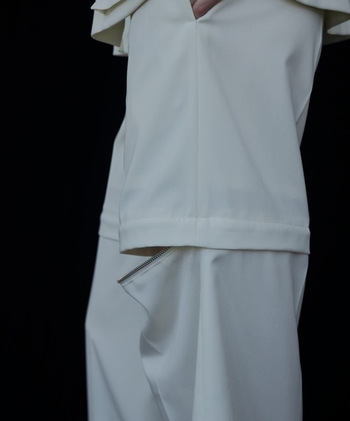 JOSE MOON（ジョゼムーン）の「POCKET JUMP SUITS/ポケットジャンプスーツ（つなぎ/オールインワン・レディース・ホワイト/ブラック・36/38）」の18枚目の写真