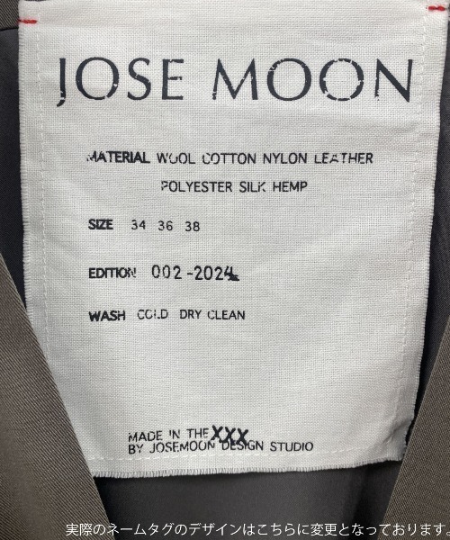 JOSE MOON（ジョゼムーン）の「POCKET JUMP SUITS/ポケットジャンプスーツ（つなぎ/オールインワン・レディース・ホワイト/ブラック・36/38）」の8枚目の写真