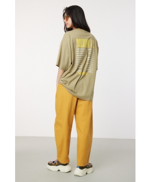 RODEO CROWNS WIDE BOWL(ロデオクラウンズワイドボウル)の「TOURS 5分袖トップス(Tシャツ/カットソー・レディース・カーキ/オフホワイト/チャコールグレー・FREE)」の13枚目の写真