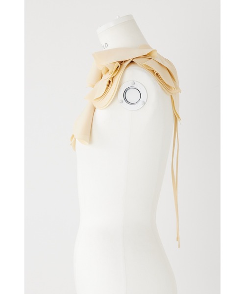 エンフォルド enfold ダブルクロスベスト ホワイト ふじあみ 最高 の