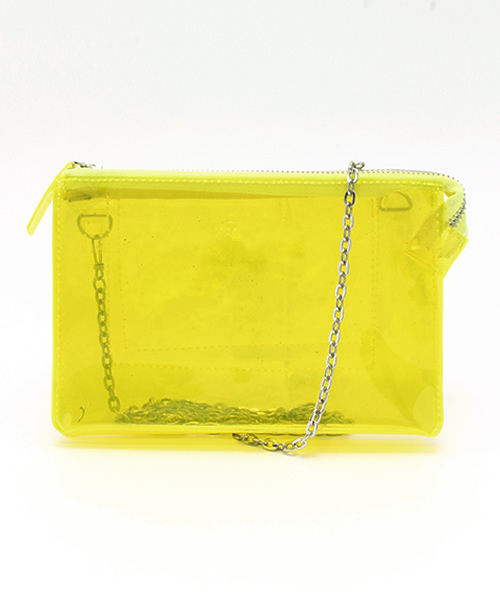 WHO'S WHO gallery（フーズフーギャラリー）の「【100BAG】ビニールポーチ（ショルダーバッグ・レディース・ピンク/イエロー/ブラック/レッド/ブルー/ネイビー/その他/その他1/その他2/ホワイト/その他3・FREE）」の9枚目の写真