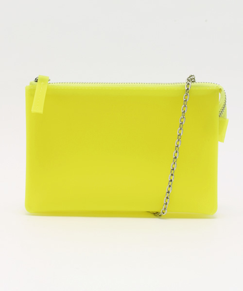 WHO'S WHO gallery（フーズフーギャラリー）の「【100BAG】ビニールポーチ（ショルダーバッグ・レディース・ピンク/イエロー/ブラック/レッド/ブルー/ネイビー/その他/その他1/その他2/ホワイト/その他3・FREE）」の6枚目の写真