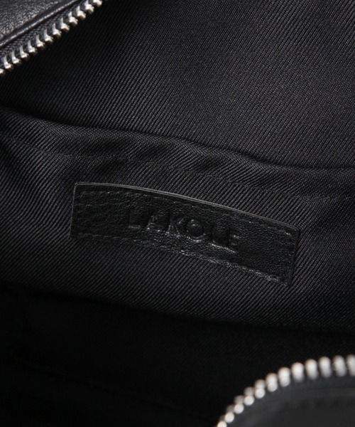 LAKOLE（ラコレ）の「シャーリングリボンハンドバッグ / 138974（ハンドバッグ・レディース・オフホワイト/ブラック/ブラウン・FREE）」の14枚目の写真