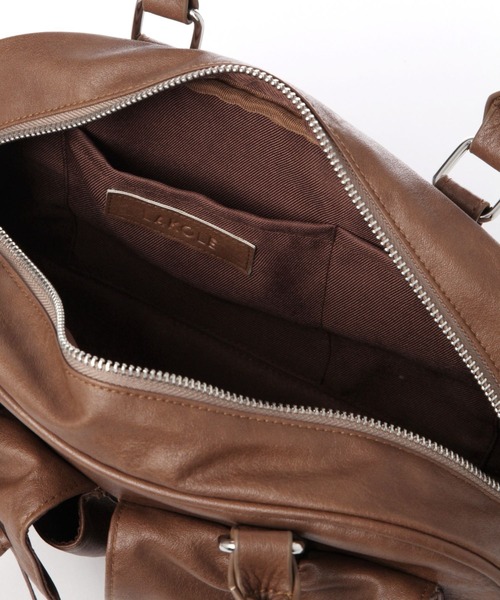 LAKOLE（ラコレ）の「シャーリングリボンハンドバッグ / 138974（ハンドバッグ・レディース・オフホワイト/ブラック/ブラウン・FREE）」の18枚目の写真