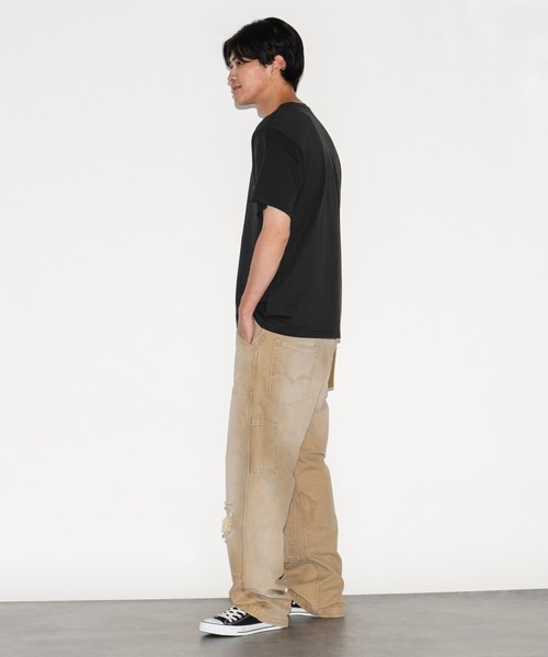 Levi's(リーバイス)の「Levi's/リーバイス リラックスフィット Tシャツ ブラック LONGER WEAR(Tシャツ/カットソー・メンズ・ブラック・S/M/L/XL)」の6枚目の写真