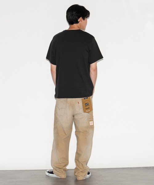 Levi's(リーバイス)の「Levi's/リーバイス リラックスフィット Tシャツ ブラック LONGER WEAR(Tシャツ/カットソー・メンズ・ブラック・S/M/L/XL)」の7枚目の写真