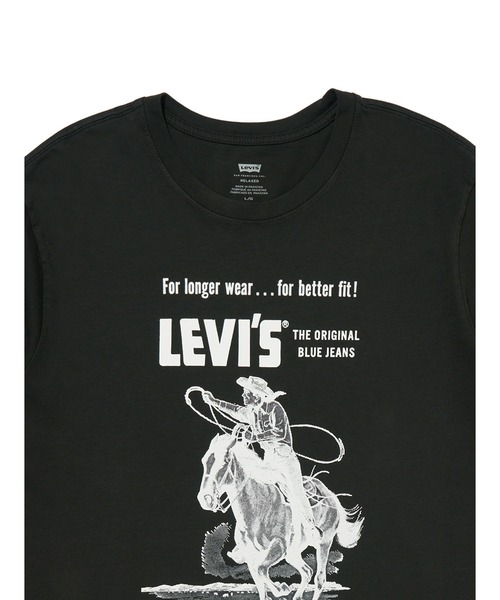 Levi's(リーバイス)の「Levi's/リーバイス リラックスフィット Tシャツ ブラック LONGER WEAR(Tシャツ/カットソー・メンズ・ブラック・S/M/L/XL)」の10枚目の写真