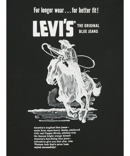 Levi's(リーバイス)の「Levi's/リーバイス リラックスフィット Tシャツ ブラック LONGER WEAR(Tシャツ/カットソー・メンズ・ブラック・S/M/L/XL)」の13枚目の写真
