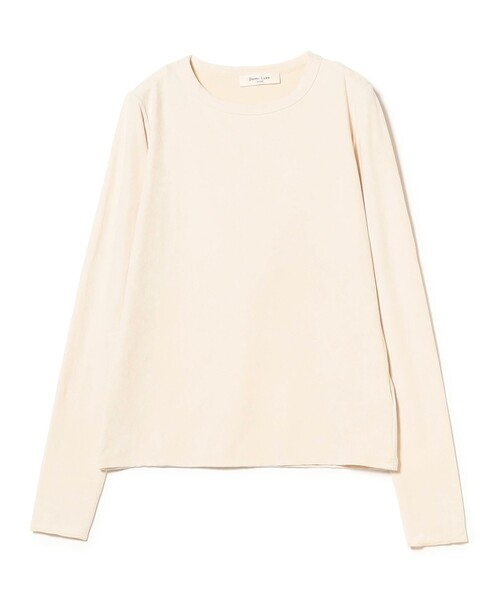 Demi-Luxe BEAMS(デミルクス ビームス)の「トリアセテート ベロア ロングスリーブ Tシャツ(Tシャツ/カットソー・レディース・ホワイト系その他5/チャコールグレー・ONE SIZE)」の22枚目の写真