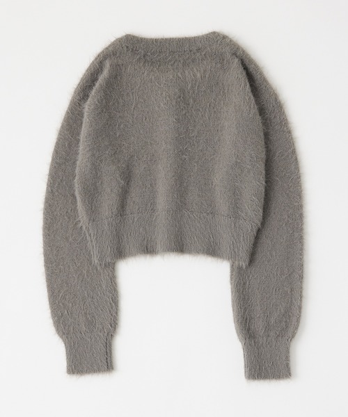 MIEL CRISHUNANT（ミエルクリシュナ）の「【累計お気に入り数2.8万人突破】ふわふわシャギークルーネックカーディガン（カーディガン/ボレロ・レディース・グレー/ブラック/ライトピンク・FREE）」の17枚目の写真