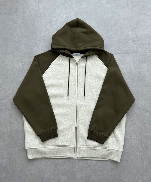 molk（モルク）の「【molk】ボリュームスリーブダブルジップパーカー