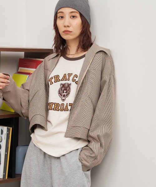 Auntie Rosa Holiday（アンティローザホリデー）の「クロップドジップブルゾン / セットアップ対応（ブルゾン・レディース・ブラック/その他・FREE）」の18枚目の写真