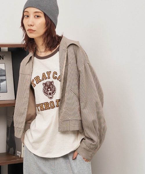 Auntie Rosa Holiday（アンティローザホリデー）の「クロップドジップブルゾン / セットアップ対応（ブルゾン・レディース・ブラック/その他・FREE）」の19枚目の写真