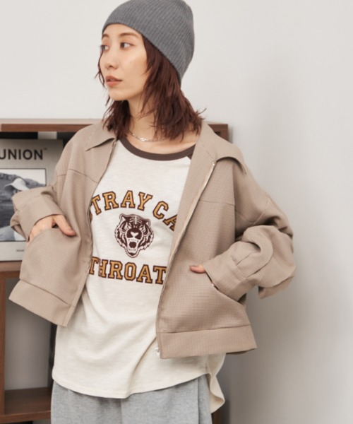 Auntie Rosa Holiday（アンティローザホリデー）の「クロップドジップブルゾン / セットアップ対応（ブルゾン・レディース・ブラック/その他・FREE）」の21枚目の写真