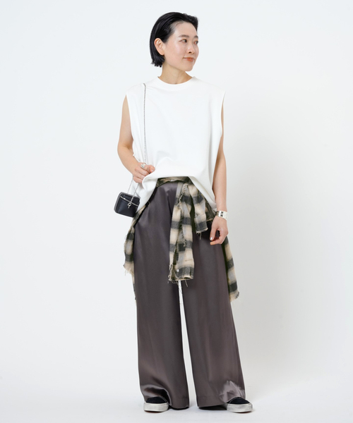 R13（アールサーティーン）の「【R13/アールサーティーン】ダメージチェックシャツ（シャツ/ブラウス・レディース・ベージュ・FREE）」の7枚目の写真