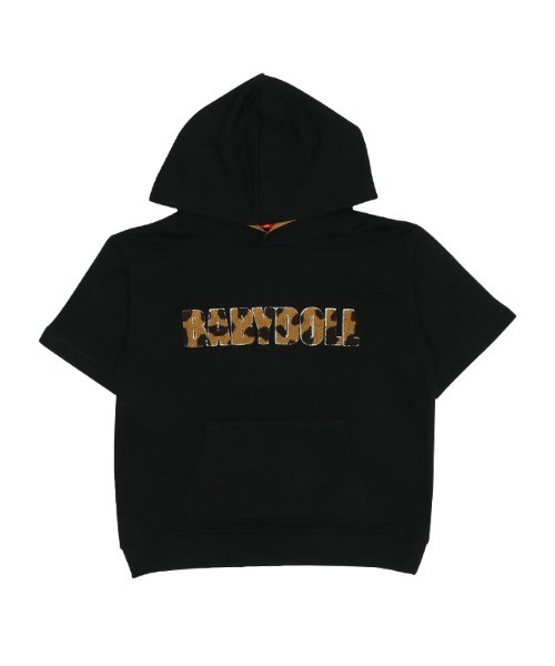 BABYDOLL（ベビードール）の「親子お揃い アニマル柄 5分袖 パーカー 9634K（パーカー・キッズ・オフホワイト/ブラック・120cm/150cm/90cm/130cm/140cm/100cm/110cm）」の18枚目の写真