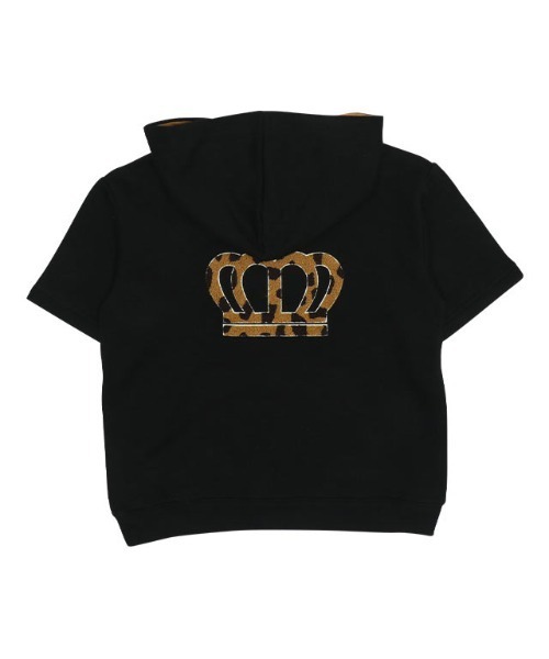 BABYDOLL（ベビードール）の「親子お揃い アニマル柄 5分袖 パーカー 9634K（パーカー・キッズ・オフホワイト/ブラック・120cm/150cm/90cm/130cm/140cm/100cm/110cm）」の19枚目の写真