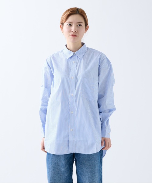 LOOSE STRIPE SHIRT L/S / ルーズストライプシャツ ロング
