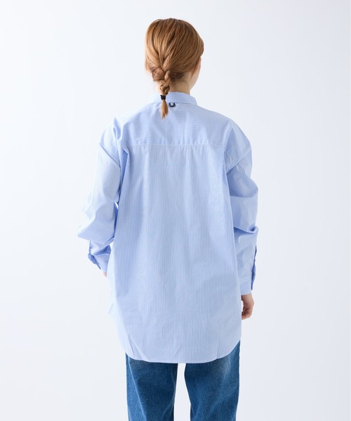 meltum(メルタム)の「LOOSE STRIPE SHIRT L/S(シャツ/ブラウス・メンズ・ブルー/ベージュ/ネイビー・MEDIUM/LARGE/X-LARGE)」の20枚目の写真