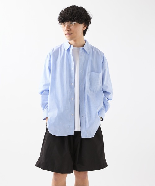 DEUXEME CLASS 　ロングスリーブシャツ　ストライプ LOOSE STRIPE SHIRT L/S / ルーズストライプシャツ ロング
