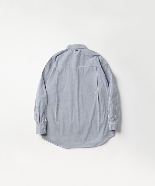 meltum(メルタム)の「LOOSE STRIPE SHIRT L/S(シャツ/ブラウス・メンズ・ブルー/ベージュ/ネイビー・MEDIUM/LARGE/X-LARGE)」の5枚目の写真