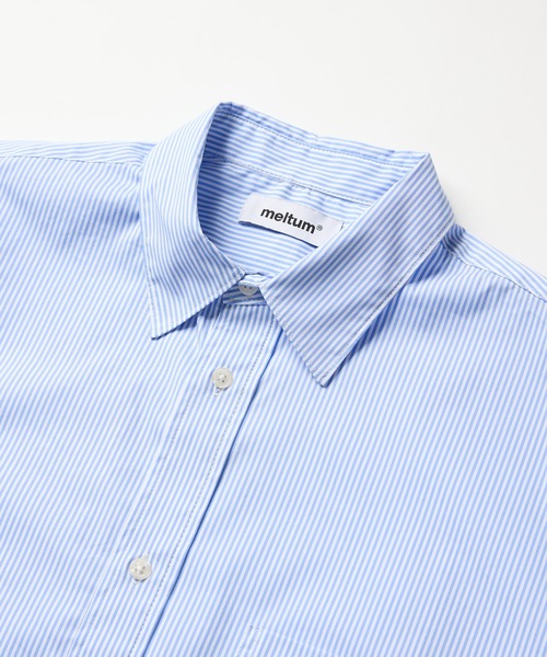 meltum(メルタム)の「LOOSE STRIPE SHIRT L/S(シャツ/ブラウス・メンズ・ブルー/ベージュ/ネイビー・MEDIUM/LARGE/X-LARGE)」の7枚目の写真