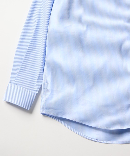 meltum(メルタム)の「LOOSE STRIPE SHIRT L/S(シャツ/ブラウス・メンズ・ブルー/ベージュ/ネイビー・MEDIUM/LARGE/X-LARGE)」の12枚目の写真