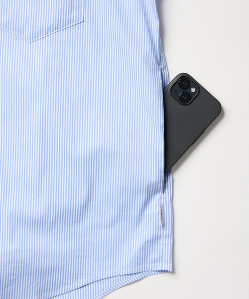 meltum(メルタム)の「LOOSE STRIPE SHIRT L/S(シャツ/ブラウス・メンズ・ブルー/ベージュ/ネイビー・MEDIUM/LARGE/X-LARGE)」の14枚目の写真