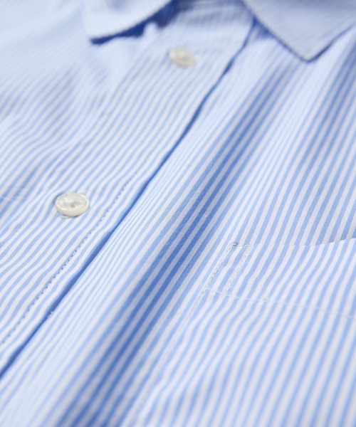 meltum(メルタム)の「LOOSE STRIPE SHIRT L/S(シャツ/ブラウス・メンズ・ブルー/ベージュ/ネイビー・MEDIUM/LARGE/X-LARGE)」の11枚目の写真