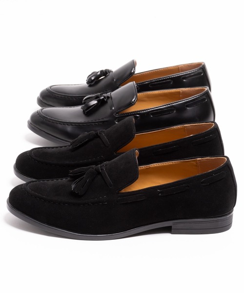 SVEC(シュベック)の「クラシック タッセルローファー / スリッポン(ローファー・メンズ・ブラック系その他/ブラック・45/44/43/42/41/40/39)」の2枚目の写真