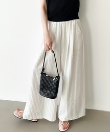 レディースのその他パンツ（ホワイト/白色系・ストライプ柄
