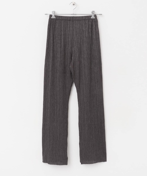 CHIGNON（シニヨン）の「CHIGNON　カットプリーツパンツ（その他パンツ・レディース・チャコールグレー/ベージュ系その他・FREE）」の3枚目の写真